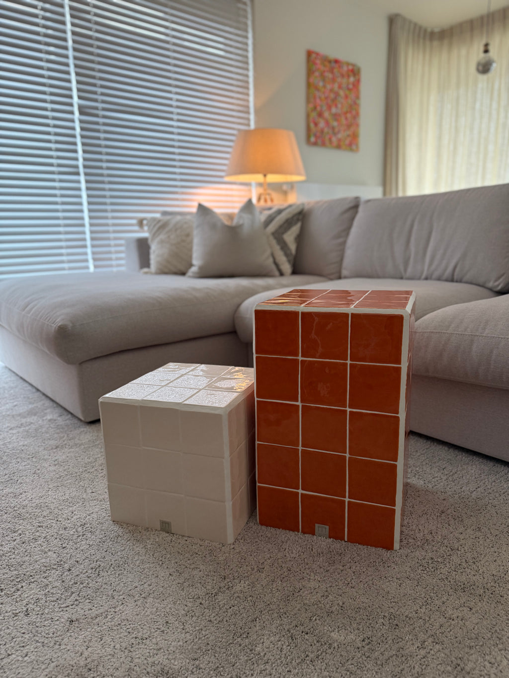 steyart tegeltafel tiledcube belgiandesign interior eyecatcher interieur furniture handcrafted uniekinterieur