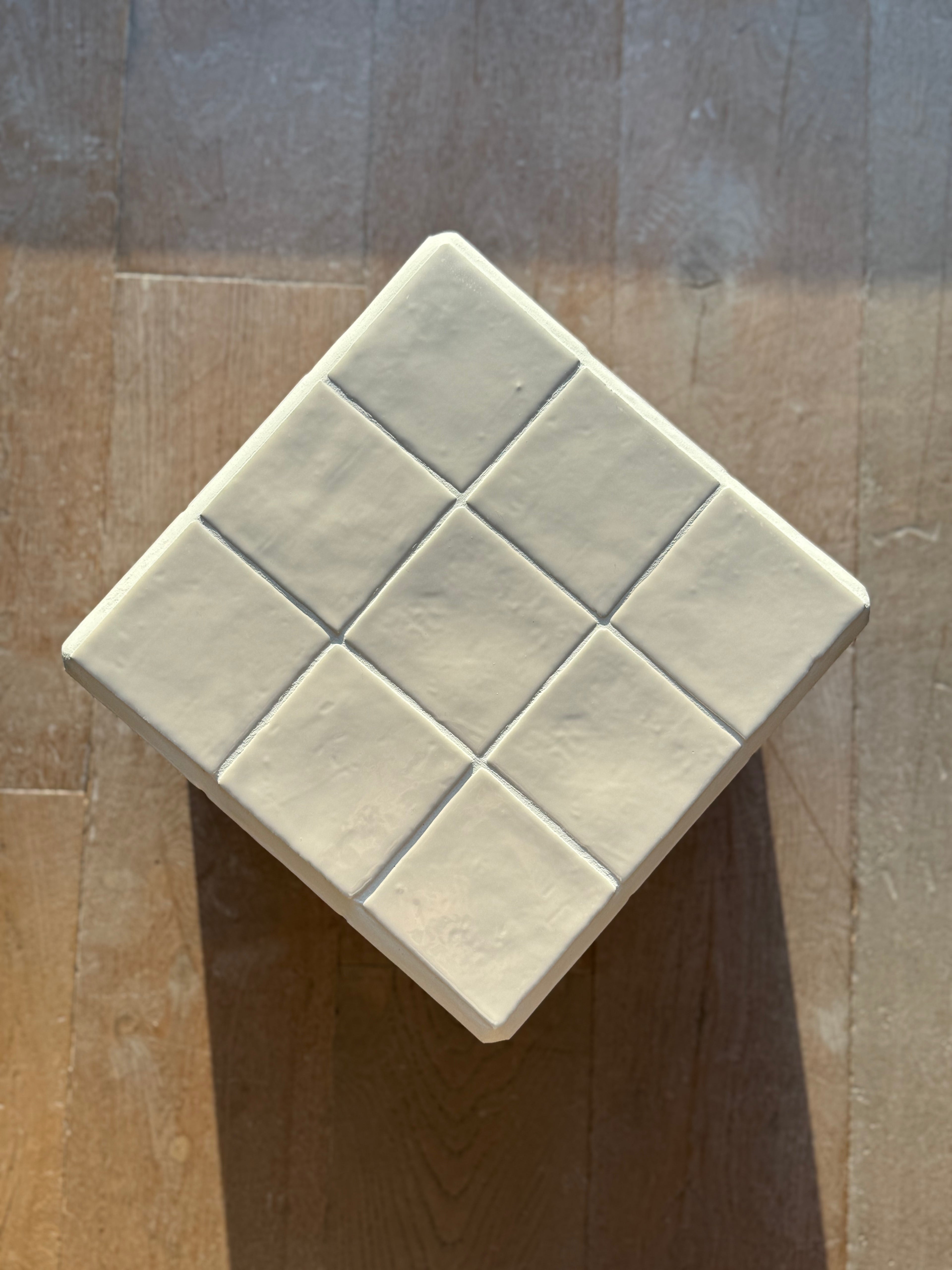 steyart tegeltafel tiledcube belgiandesign interior eyecatcher interieur furniture handcrafted uniekinterieur