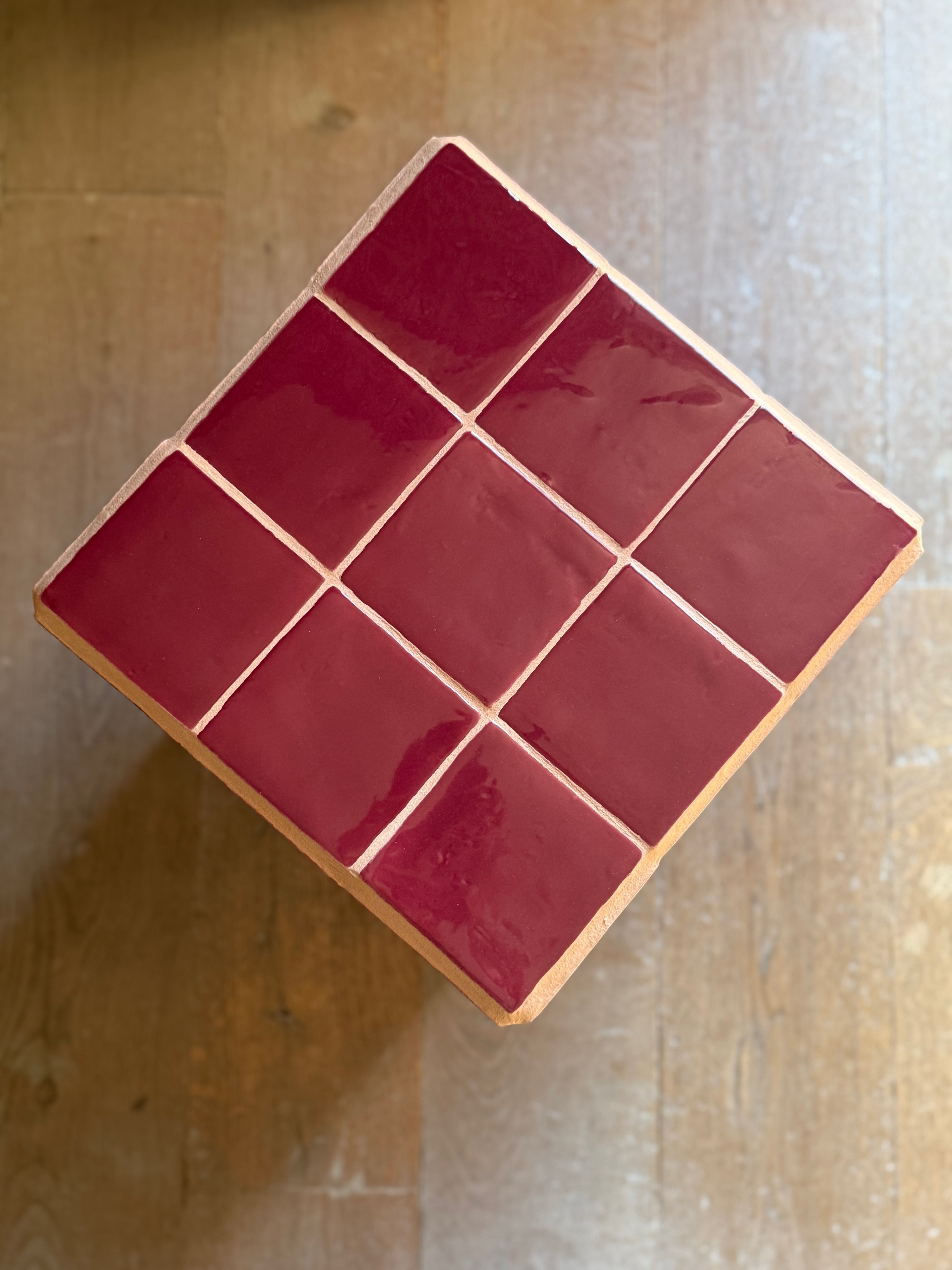 steyart tegeltafel tiledcube belgiandesign interior eyecatcher interieur furniture handcrafted uniekinterieur